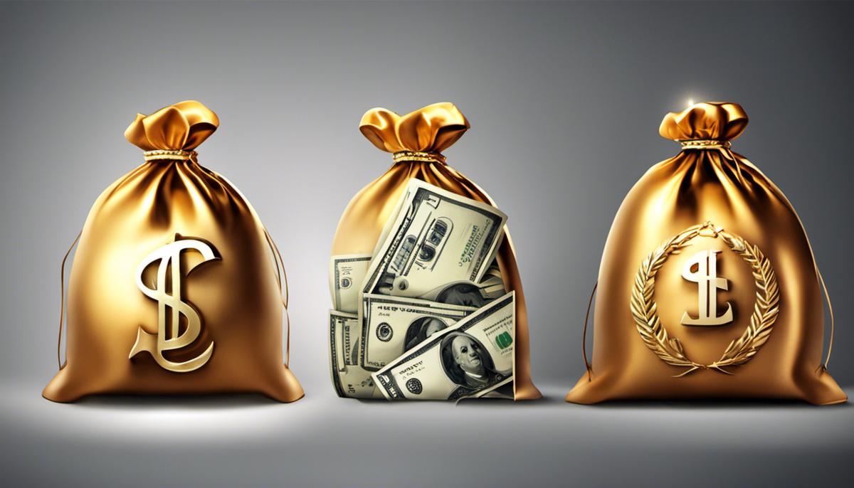 Money bag icon representing extra income generated from idle assets.