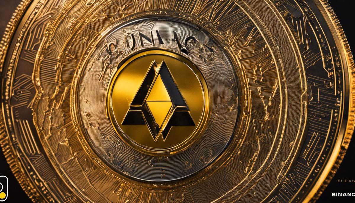 Image depicting the Binance Coin logo and the text 'Binance Coin: A Smart Asset in the Crypto World'.