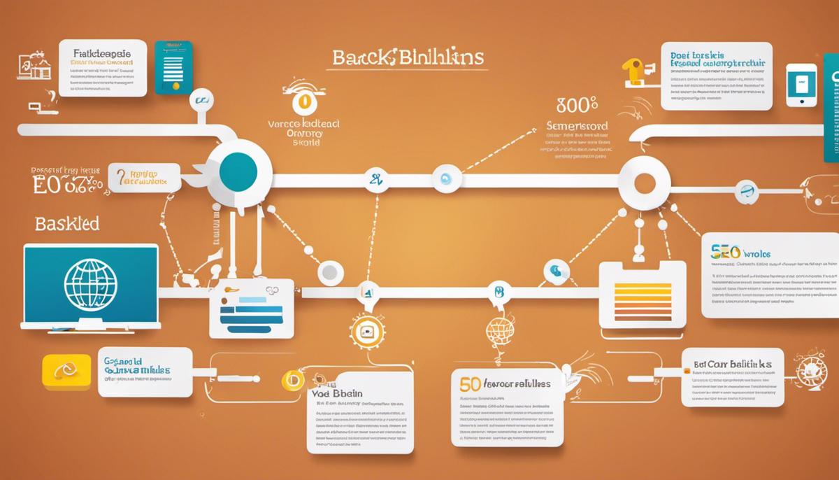 Illustration depicting understanding of purchased backlinks in SEO strategies for visually impaired